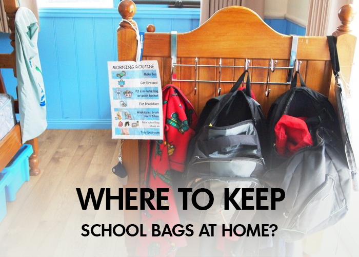 Place school clearance bags